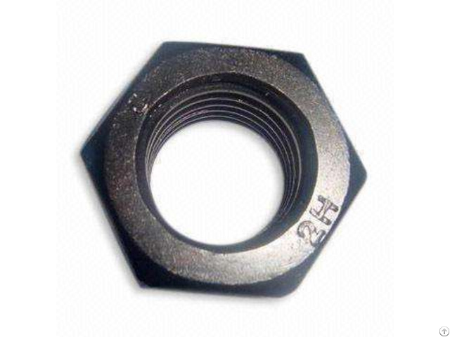 Astm A194 2h Heavy Hex Nut With Black Finish