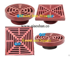 Round And Square Ductile Iron Strainer Floor Drains