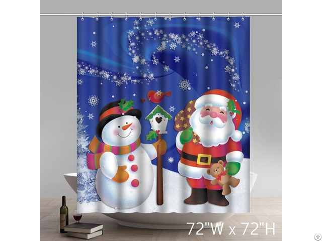 Snowman Shower Curtain