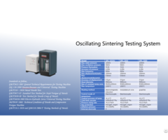 Oscillating Sintering Testing System
