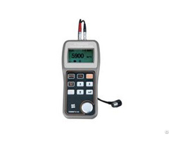 Portable Echo Ultrasonic Thickness Tester Time 2136 For Measuring Through Coated Surface