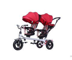 China Flybaby Twin Tricycle With Two Seats
