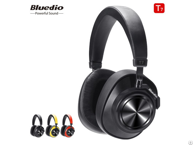 Bluedio T7 Bluetooth Headphones Custom Active Noise Canceling Over Ear 57mm Driver Hi Fi Stereo