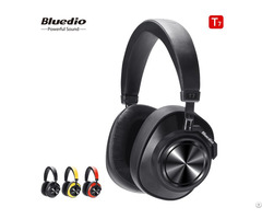 Bluedio T7 Bluetooth Headphones Custom Active Noise Canceling Over Ear 57mm Driver Hi Fi Stereo