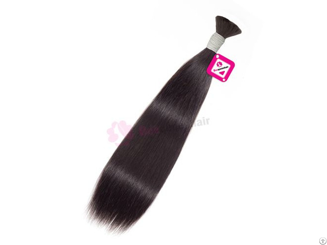 Bulk Body Wavy Hair Black Color