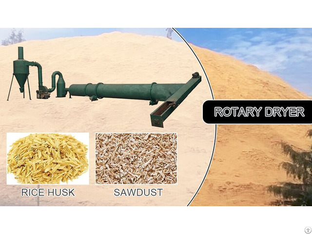 Rotary Dryer For Drying Sawdust Quickly