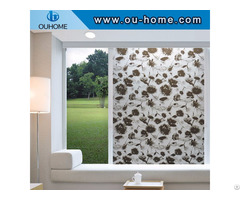 Bt8060 Black Lotus Decorative Stained Glass Film