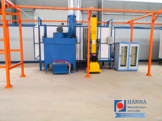 Automatic Pvc Powder Coating Machine For Metal Parts