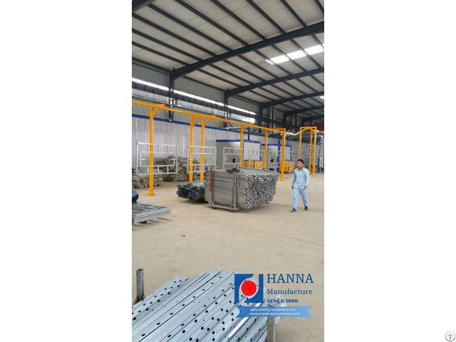 High Efficiency Automatic Plastic Powder Coating Line