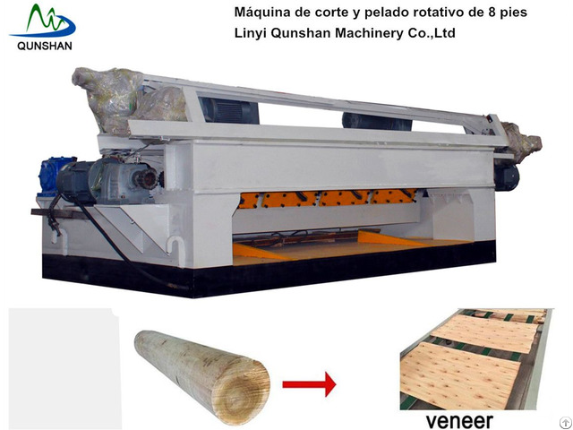 High Configured Wood Veneer Peeling And Cutting Machine