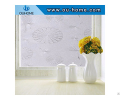 H16006 3d Static Decorative Glass Film Non Adhesive Heat Control Anti Uv