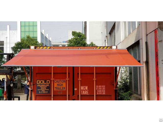 Folding Container Awning