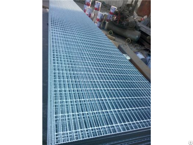 Galvanized Steel Grid For Floors With Tooth Surface Support Plate 1 X3 16 Inch