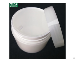 In Stock Empty Double Layer Pp White Cream Jar