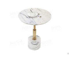 Beautiful Stone White Marble Side Table For Your Home
