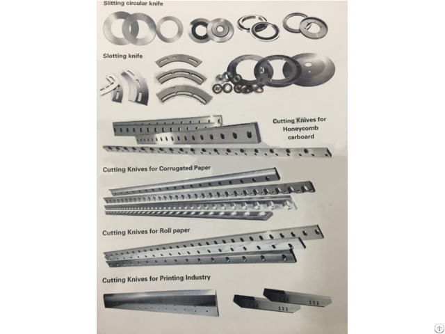 Cuitting Off Blade For Corrugated Paperboard