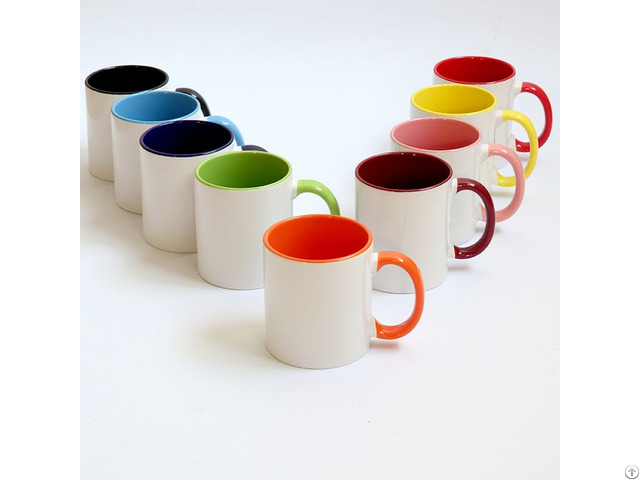 11oz White Color Glazed Ceramiccoffee Mugs