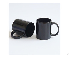 11oz Black Logo Photo Printing Ceramic Coffee Mugs