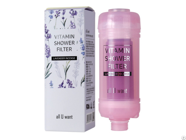 All U Want Vitamin Peptide Shower Filter Lavender