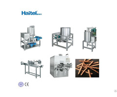 Shanghai Full Automatic Chocolate Egg Roll Wafer Stick Snack Food Making Machine