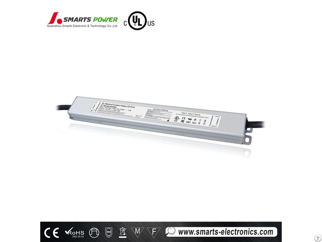 Dimmable 12v 24v 30w Ultra Slim Led Driver