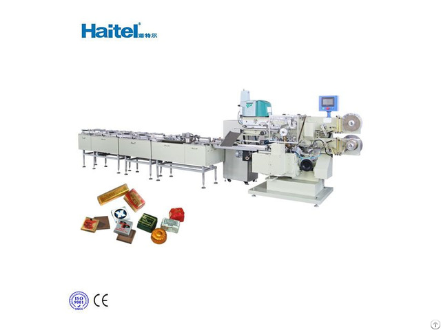 Square Chocolate High Speed Foil Wrapping Folding Machine