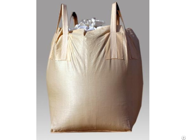 Fibc Food Grade Tubular 1ton Bag Beige Pp 100 Percent Virgin