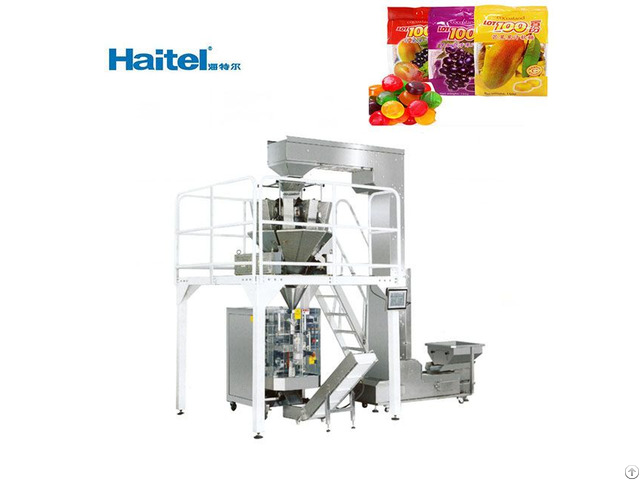Fully Automatic Packing Machine Nitrogen Filling And Bag Sealing For Snack Food