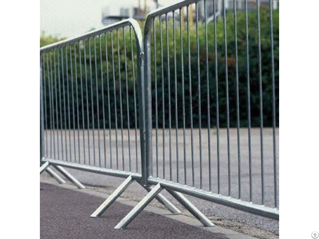 Galvanized Crowd Control Barrier For Temporary Use