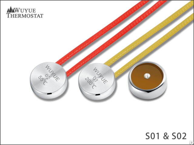 Ts 01 02 Button Type Thermal Protector