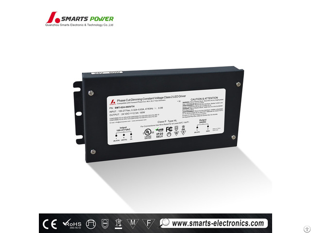 24v 60w Constant Voltage Ip20 Led Driver