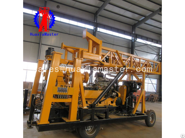 Xyx 44a Wheeled Hydraulic Core Drilling Rig