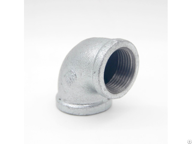 Gi Pipe Fittings Malleable Iron Equal And Reducing Tube Joint Elbows