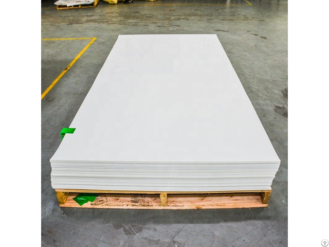 White 4x8 Anti Scratch 0 8mm Plastic Rigid Sheet For Kitchen Cabinet