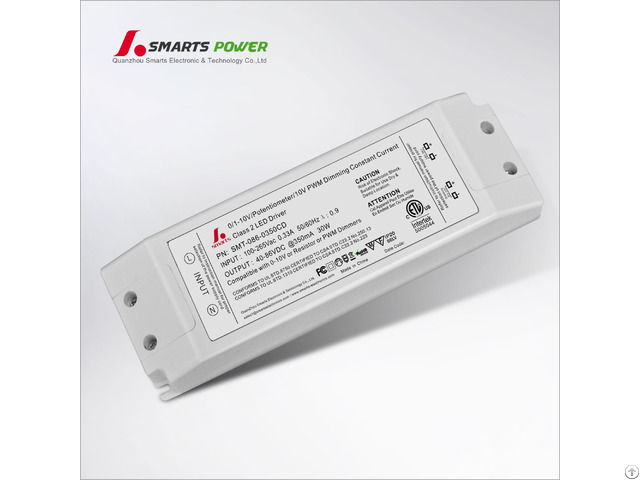 Constant Current 350ma 30w 0 10v Pwm Dimmable Led Driver