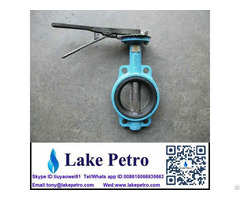 Butterfly Valve Manual Wafer Type For Drilling Mud