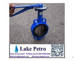 Butterfly Valve Wafer Type Manual Dn100