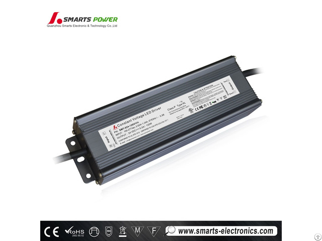 Ul Certification Waterproof Led Driver 100w 120w 24volt