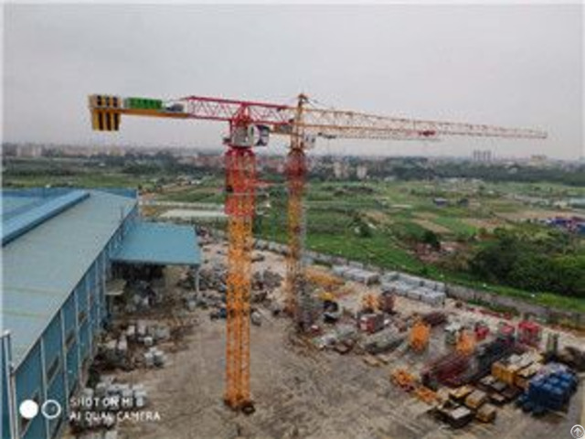 Qtp200 Tct7516 China Building Self Erecting Fixed Hydraulic Tower Crane