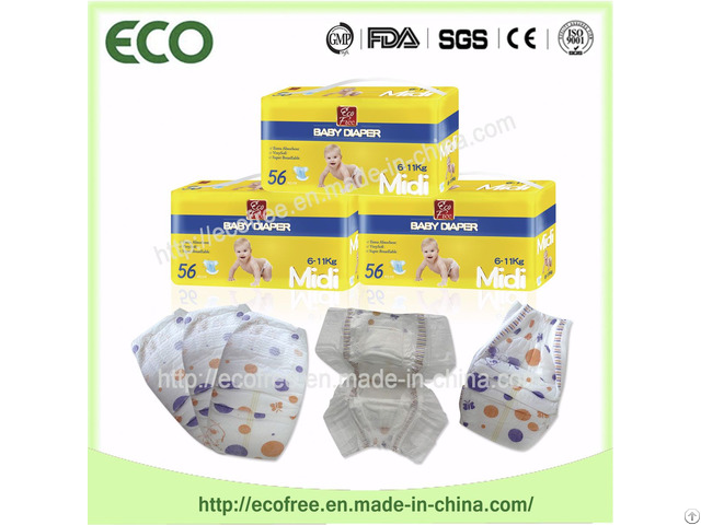 A Grade Ultra Breathable Disposable Pamper Baby Diaper Manufacturer