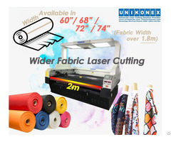 Wider Fabric Laser Cut Sublimation Printed Fabrics Cutting