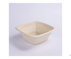 Paper Pulp Tableware 32oz Square Bowl
