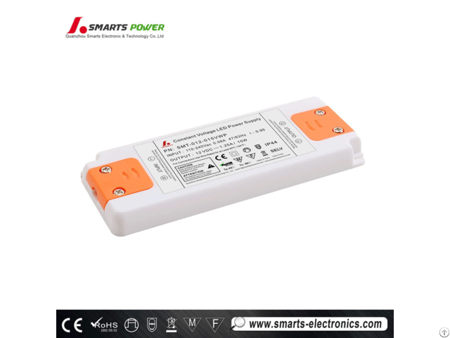 Ip44 Ultra Thin 220v Ac Dc Led Mini Power Supply 12v 15w