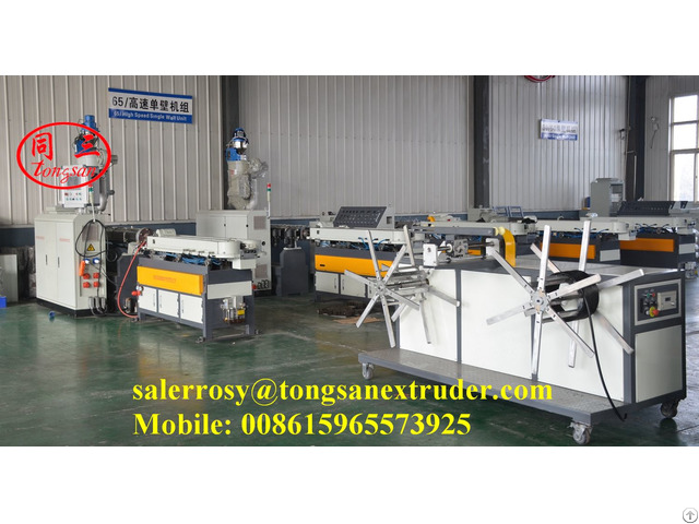 High Speed Corrugated Pipe Machine