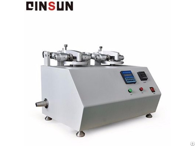 Precision Double Head Rotary Abrasion Tester