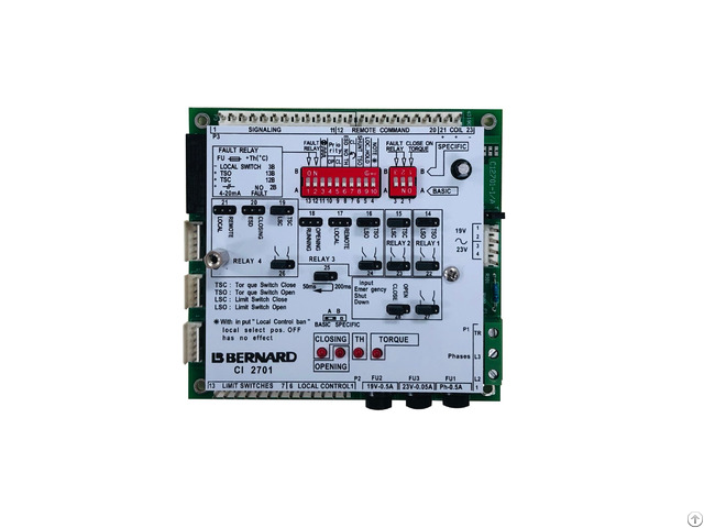 Control Panel Bernard Electrical Circuit Board Ci2701