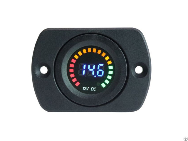 Auto 5 36v Mini Waterproof Led Motorcycle Truck Car Digital Voltmeter