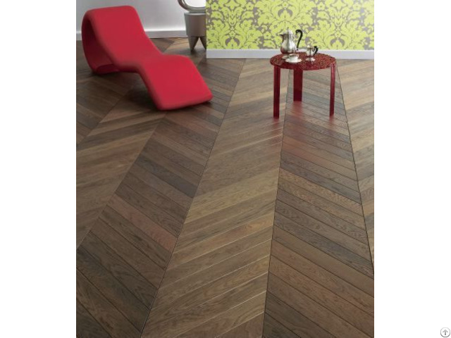 Oak Chevron Engineered Flooring Ab Grade