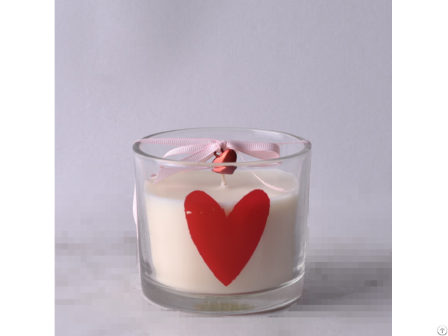 China 10 10cm Cheaper Scented Candles Jar With Decal Paper Finish For Party