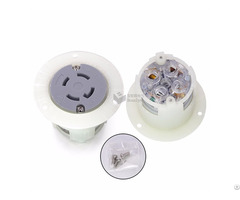 Nemal14 30 American Female Locking Flanged Outlet Power Receptacle 30a 125 250v Bl1430fo